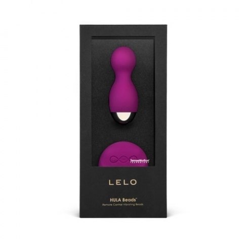 LELO HULA Beads Deep Rose – Wibrujące i Rotujące Kulki z Pilotem SenseMotion