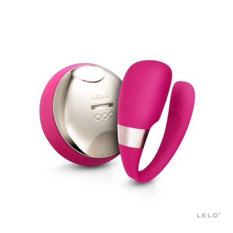 LELO Tiani 3 - wibrator dla par z technologią SenseMotion w kolorze Cerise