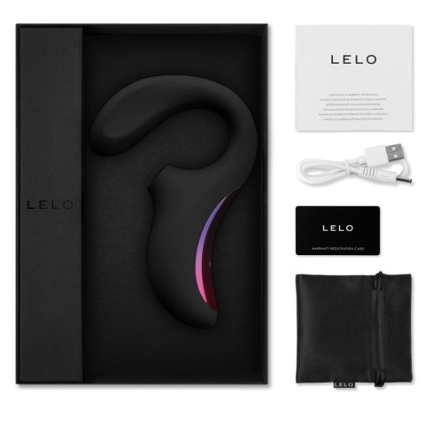 LELO ENIGMA Black – Luksusowy Wibrator Soniczny z Podwójną Stymulacją