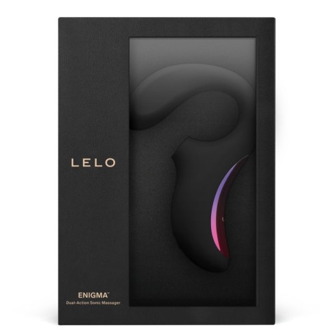 LELO ENIGMA Black – Luksusowy Wibrator Soniczny z Podwójną Stymulacją