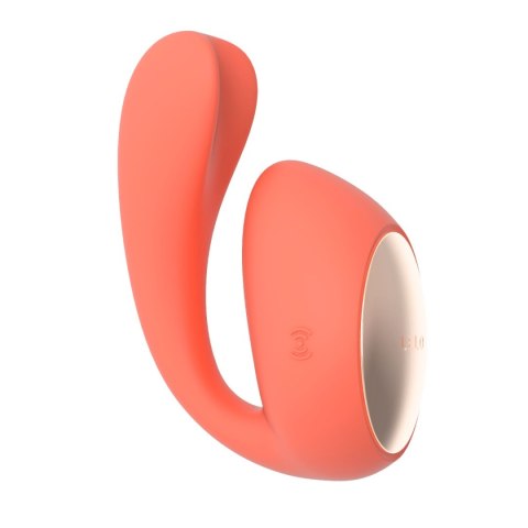LELO IDA Wave Coral Red– Wibrator Podwójny z Aplikacją i WaveMotion