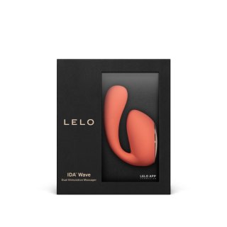 LELO IDA Wave Coral Red– Wibrator Podwójny z Aplikacją i WaveMotion