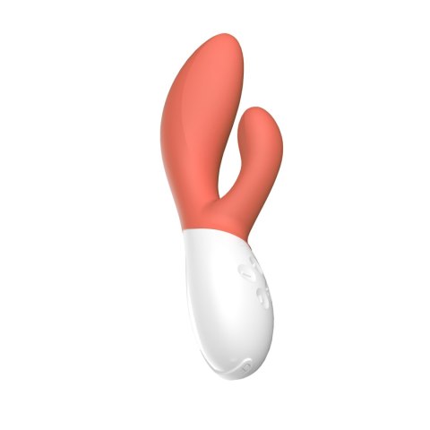 LELO INA 3 Coral Red – Luksusowy Wibrator Podwójny typu Króliczek