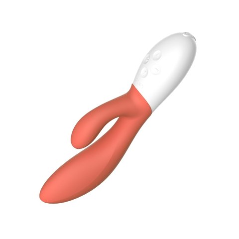 LELO INA 3 Coral Red – Luksusowy Wibrator Podwójny typu Króliczek