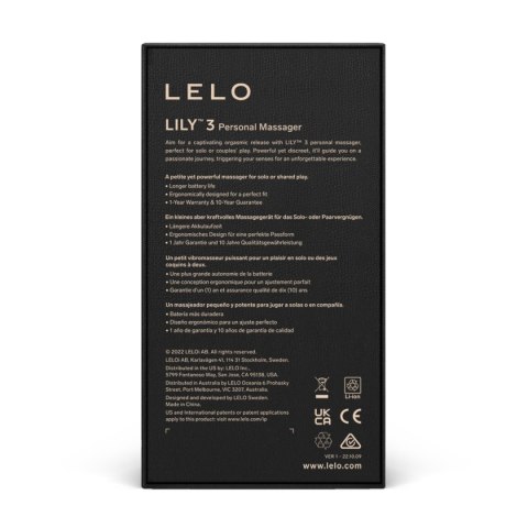 Lelo Lelo Lily 3 Dark Plum