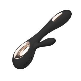 LELO Soraya Wave™ Black – Luksusowy Wibrator Rabbit z Technologią WaveMotion™