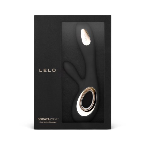 LELO Soraya Wave™ Black – Luksusowy Wibrator Rabbit z Technologią WaveMotion™