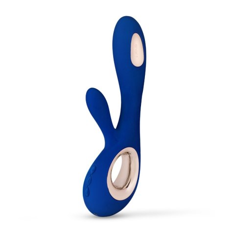 LELO Soraya Wave Midnight Blue - luksusowy wibrator rabbit z technologią WaveMotion
