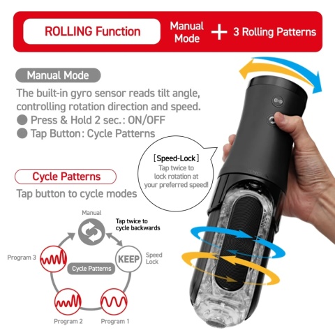 Tenga Flip Zero Electronic Vibration Black – Masturbator z Podwójną Wibracją i Flip-Designem