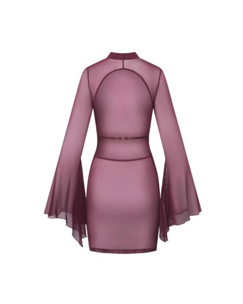 Elegancka sukienka siateczkowa na imprezę.