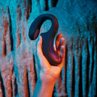 Lelo Enigma Double Sonic wibrator króliczek z sonicznym masażerem łechtaczki