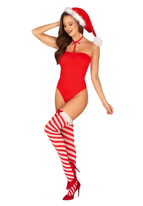 Pończochy jako kluczowy element stroju niegrzecznej Mikołajki.