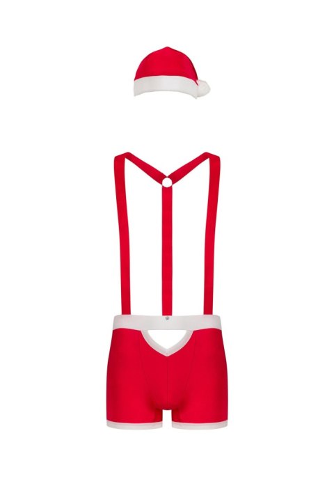 Seksowny Mikołaj w bieliźnie Obsessive - widok z przodu.