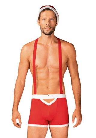 Obsessive Mr Claus Komplet Męski – Twój Osobisty Mikołaj do Rozpakowania rozm. L/XL