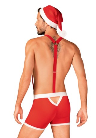Obsessive Mr Claus Komplet Męski – Twój Osobisty Mikołaj do Rozpakowania rozm. L/XL