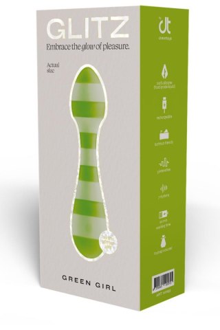 Glitz Green Masażer Wand Podróżny – Silikonowy Wibrator
