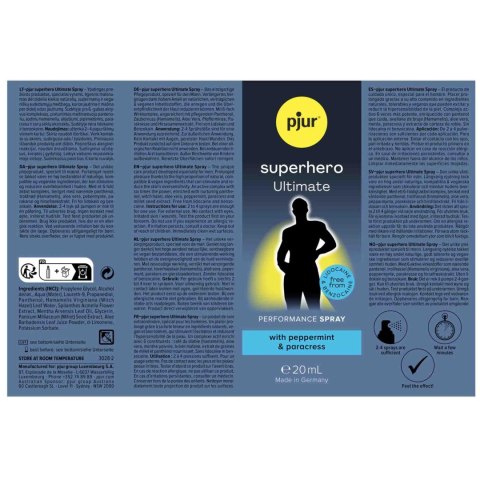 Pjur Superhero Ultimate Spray - Odkryj Pełnię Męskiej Mocy
