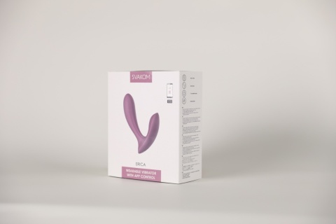 SVAKOM Erica Pink – Wibrator noszony różówy