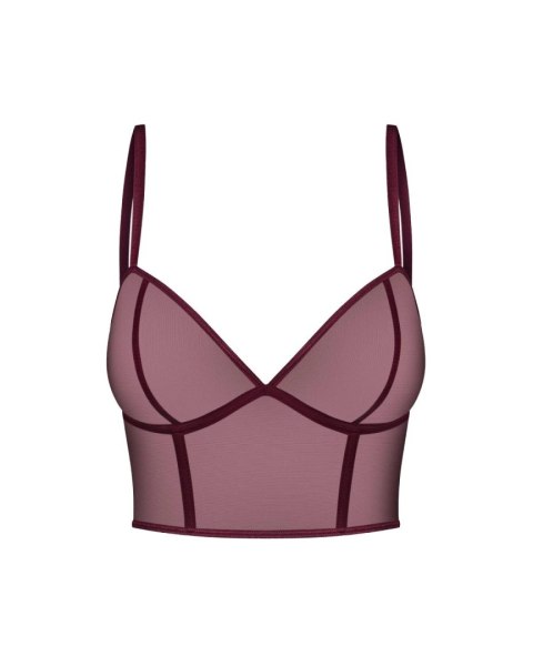 Promees Półgorset Gwen Burgundy S Promees