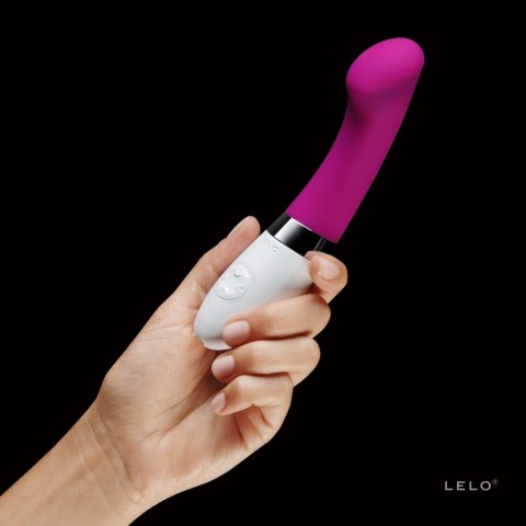 LELO Gigi 2 Deep Rose - wibrator punktu G ze spłaszczoną końcówką