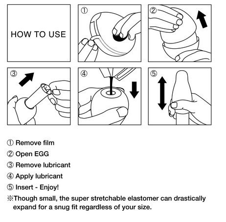 Tenga Masturbator Hard Boiled Egg Shiny Tenga