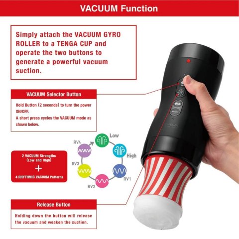 Tenga Masturbator Vacuum Gyro Roller Tenga