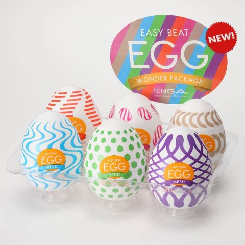 Tenga Zestaw masturbatorów Egg Variety Pack New Wonder Tenga