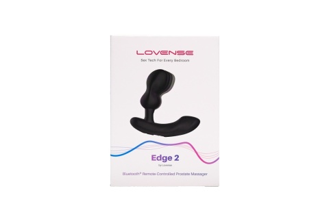 Lovense Edge 2 ProMasażer prostaty | Regulowany Stymulator Punktu P z Aplikacją