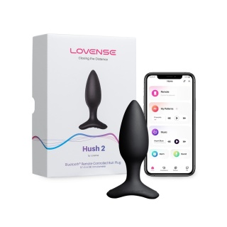Lovense Hush 2 (25mm) - Inteligentny Korek Analny Sterowany Aplikacją