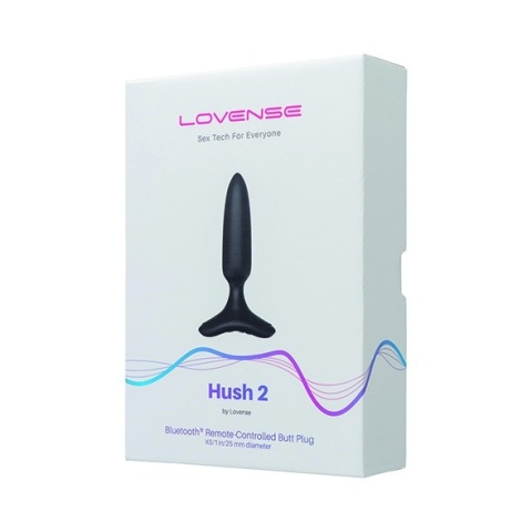 Lovense Hush 2 (25mm) - Inteligentny Korek Analny Sterowany Aplikacją