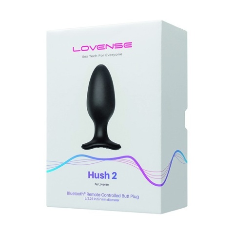 Lovense Hush 2 (57mm) - Inteligentny Korek Analny dla Ekspertów