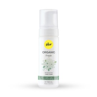 Pjur ORGANIC Fresh – Wegańska Odświeżająca Piana do Higieny Intymnej 150 ml