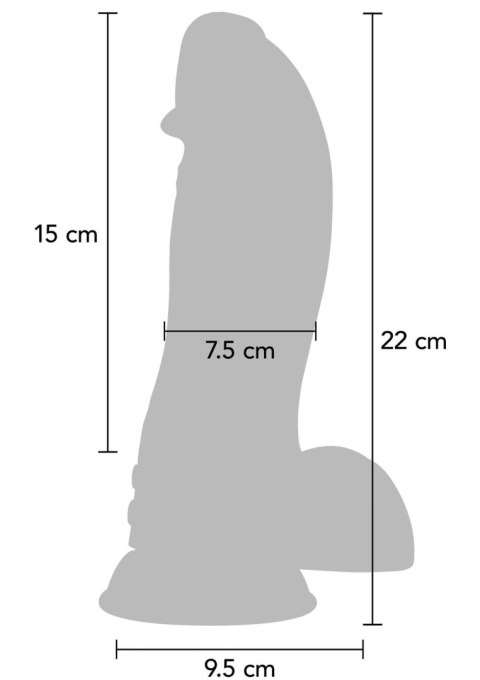 Dinosaur Monster Dildo Black