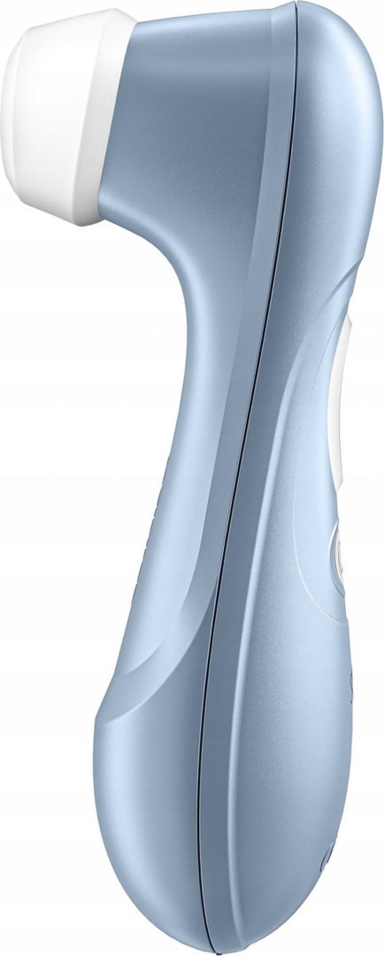 Satisfyer Pro 2+ ukazujący ergonomiczny, smukły kształt.