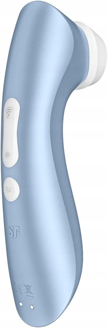 Satisfyer Pro 2+ (Blue) - Stymulator Podwójnej Mocy (Fale Powietrza + Wibracje)