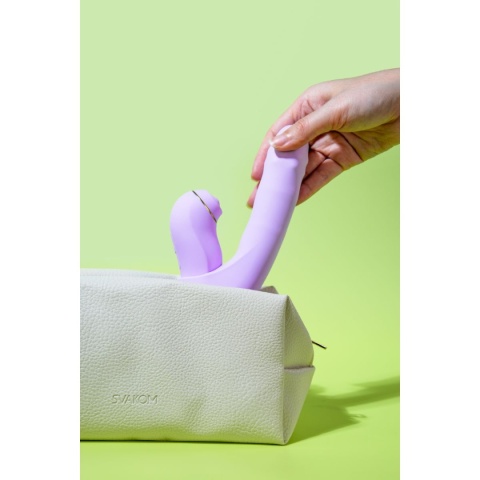 Svakom DuoGlow | Modularny Wibrator 2w1 z Rotacyjnymi Koralikami i Grzaniem | Sterowany Aplikacją