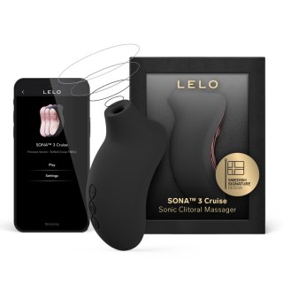 Lelo Stymulator łechtaczki sterowany aplikacją Sona 3 Cruise Black LELO