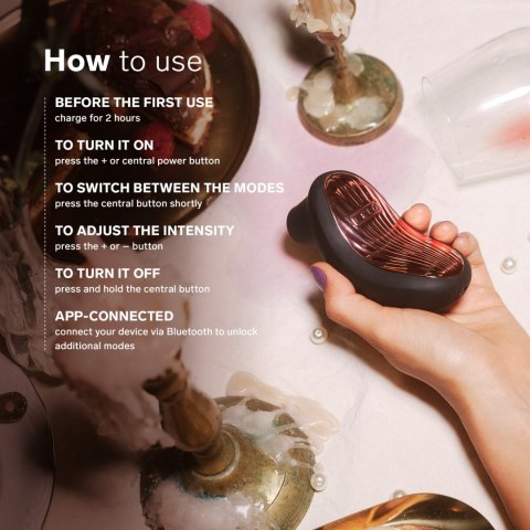 Lelo Stymulator łechtaczki sterowany aplikacją Sona 3 Cruise Black LELO