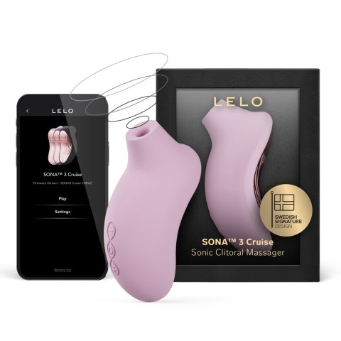 Lelo Stymulator łechtaczki sterowany aplikacją Sona 3 Cruise Soft Pink LELO
