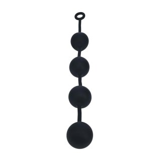 Silicone Round Anal Balls - XXL - 60mm - Black