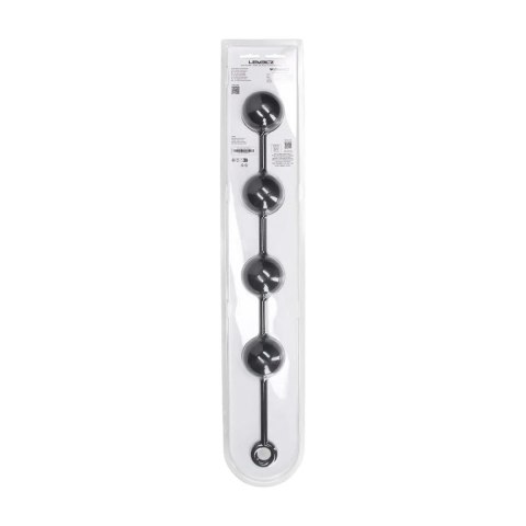 Silicone Round Anal Balls - XXL - 60mm - Black