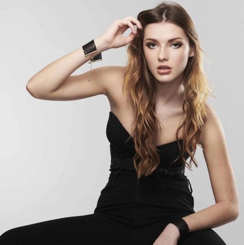 Bijoux Indiscrets Kajdanki Desir Metallique Mesh Black Handcuffs Bijoux Indiscrets