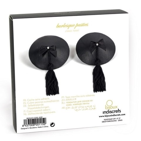Bijoux Indiscrets Nasutniki Burlesque Pasties Black Bijoux Indiscrets