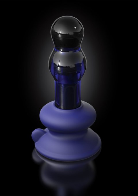 Icicles Wibrujący Szklany Korek Z Przyssawką No.83 Icicles