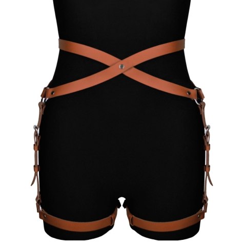 Karess Brązowa Skórzana Uprząż Na Uda Alisa Karess