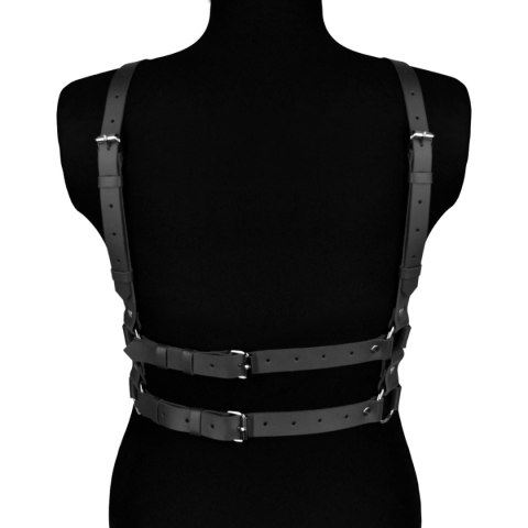 Karess Czarna Skórzana Uprząż Na Ciało Salma Karess