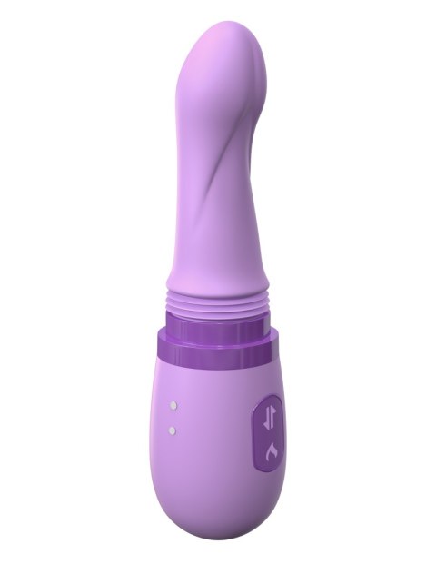 Fantasy for Her Personal Sex Machine – fioletowy kompaktowy stymulator z panelem sterowania i osłonką