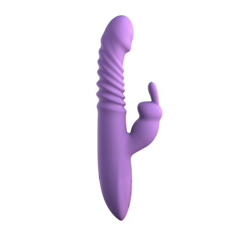 Fantasy for Her Thrusting Silicone Rabbit – fioletowy silikonowy wibrator z ramieniem stymulującym