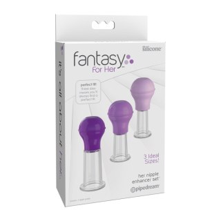 Fantasy for Her Nipple Enhancer Set – zestaw przyssawek