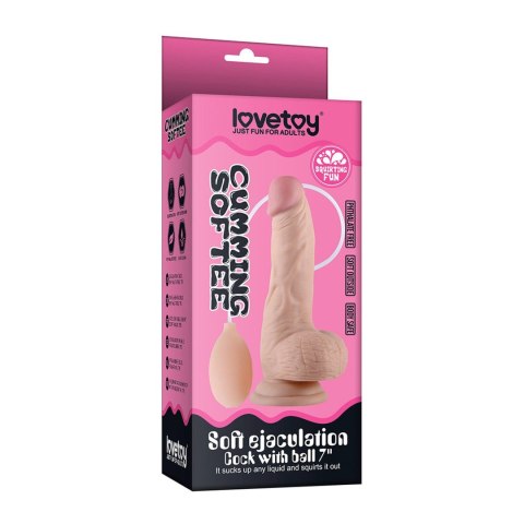 8"" Soft Ejaculation Cock With Ball 8"" Soft Ejaculation Cock With Ball
